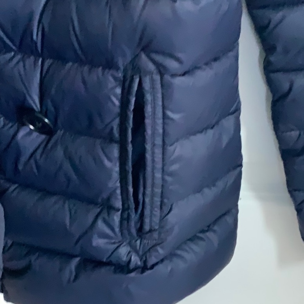 Navy Blue Light Weight Down Jacket - image 3